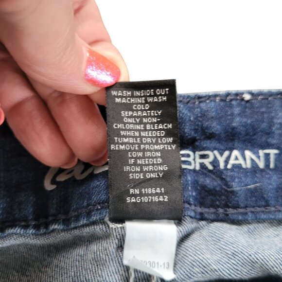 Lane Bryant Slim Boot Genius Fit Jeans Womens Size 20 Embellished Back Pockets - Picture 6 of 6